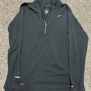Women’s Nike Black Dri-FIT Quarter-Zip Pullover